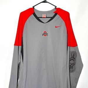 Ohio State Men's Nike Long Sleeve Active Wear Shirt Size 2XL